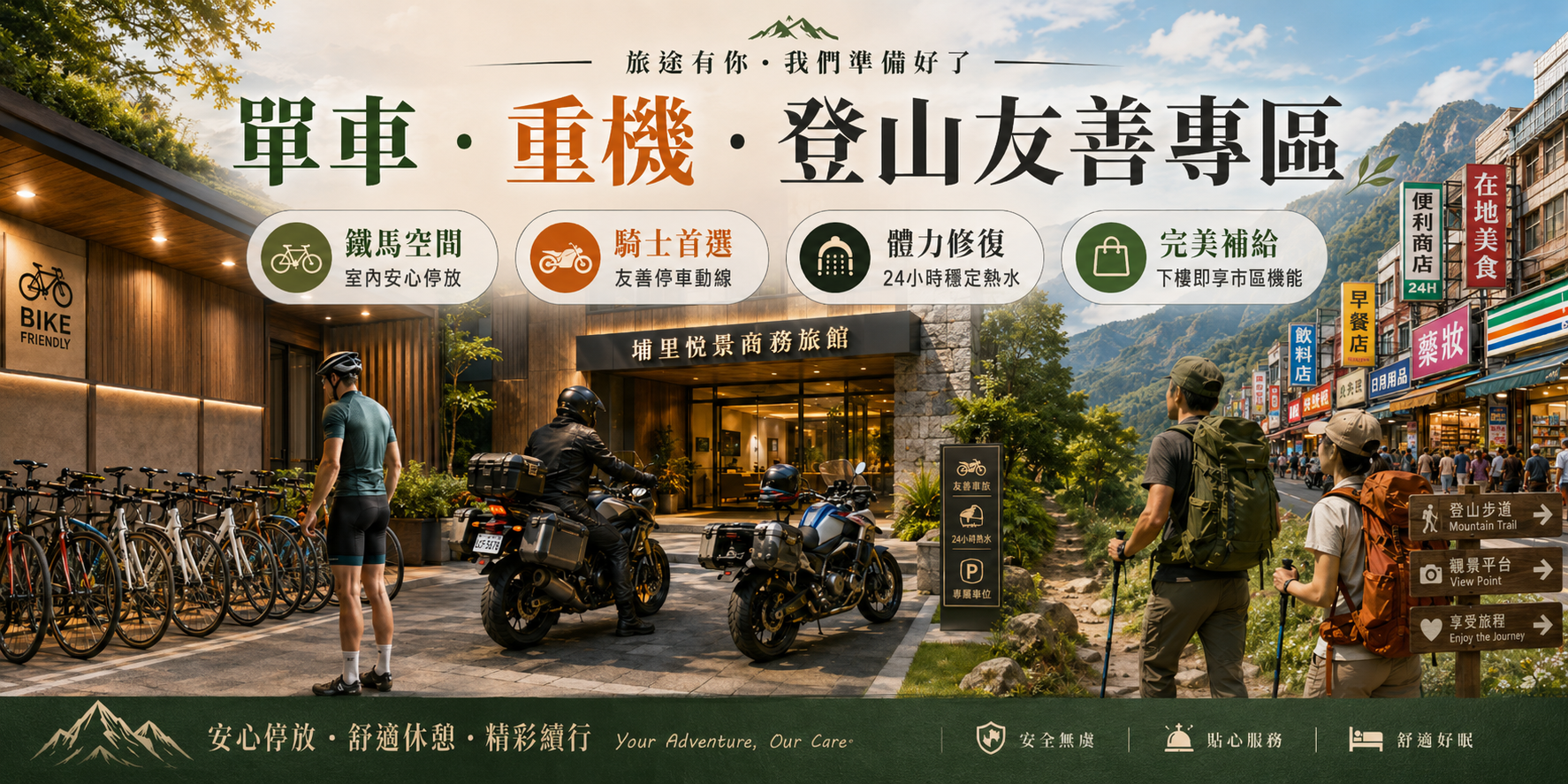埔里悅景商務旅館 武嶺合歡山單車重機登山路線地圖